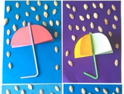 آموزش ساخت کاردستی باران