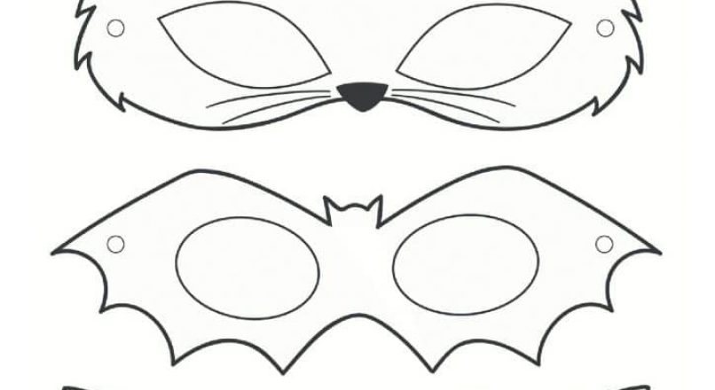 نقاشی ماسک برای جشن هالووین
