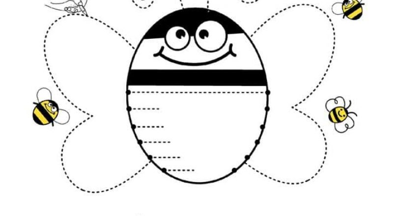 تمرین نقاشی زنبور