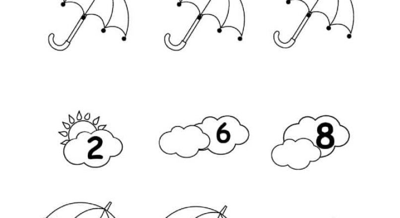 آموزش اعداد در قالب نقاشی