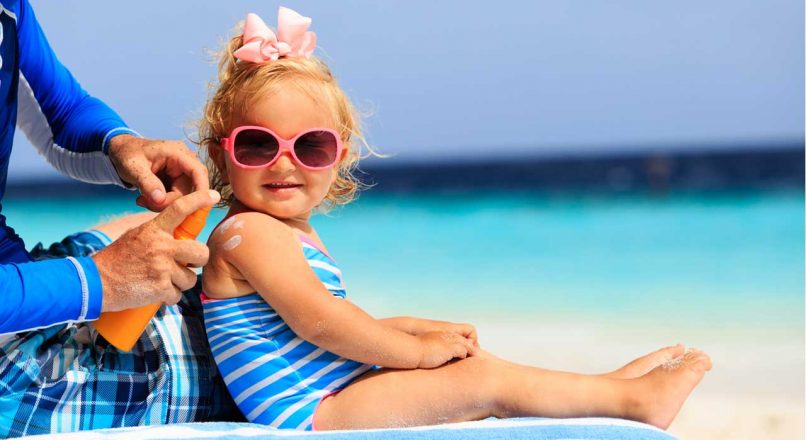 نکاتی مهم در هنگام خرید ضد آفتاب کودکان