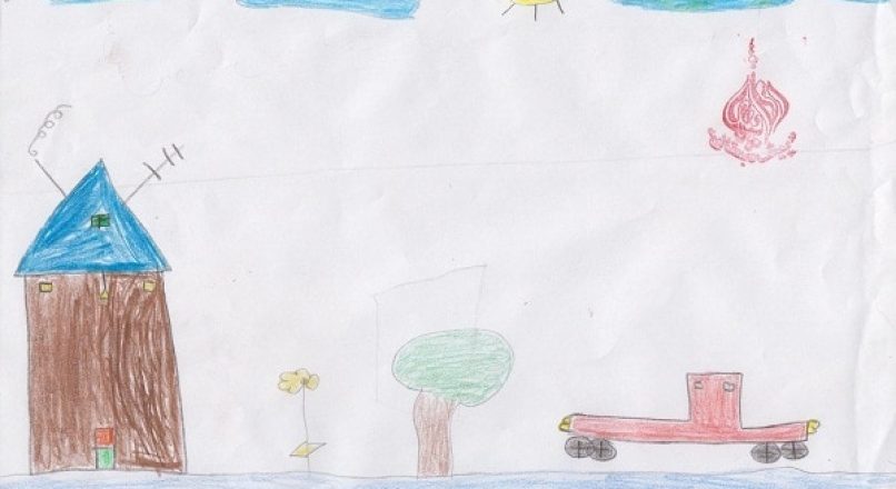 نقاشی ارسالی – حسین رضوی ۷ ساله