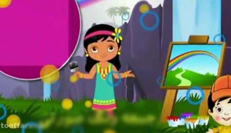 ترانه شاد کودکانه نقاشی رنگارنگ