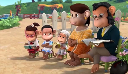 ترانه شاد کودکانه خانواده بندانگشتی