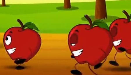 ترانه شاد کودکانه سیب