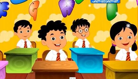 ترانه شاد کودکانه آموزش حروف الفبای انگلیسی