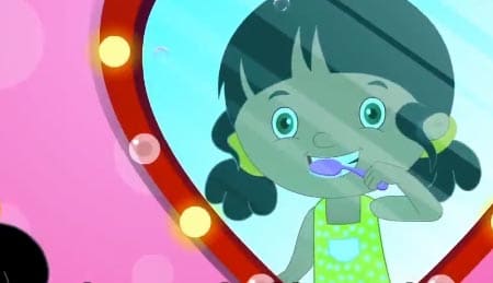 آهنگ کودکانه مسواک زدن دندان ها - انگلیسی