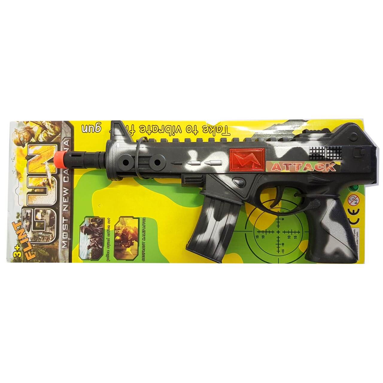 gun1-1.jpg اسباب بازی اسلحه مسلسل جرقه ای