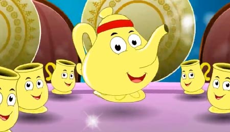 تک ترانه قوری چای - انگلیسی