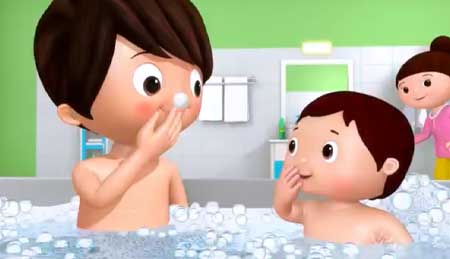 ترانه شاد کودکانه وقت حموم - Bath Time