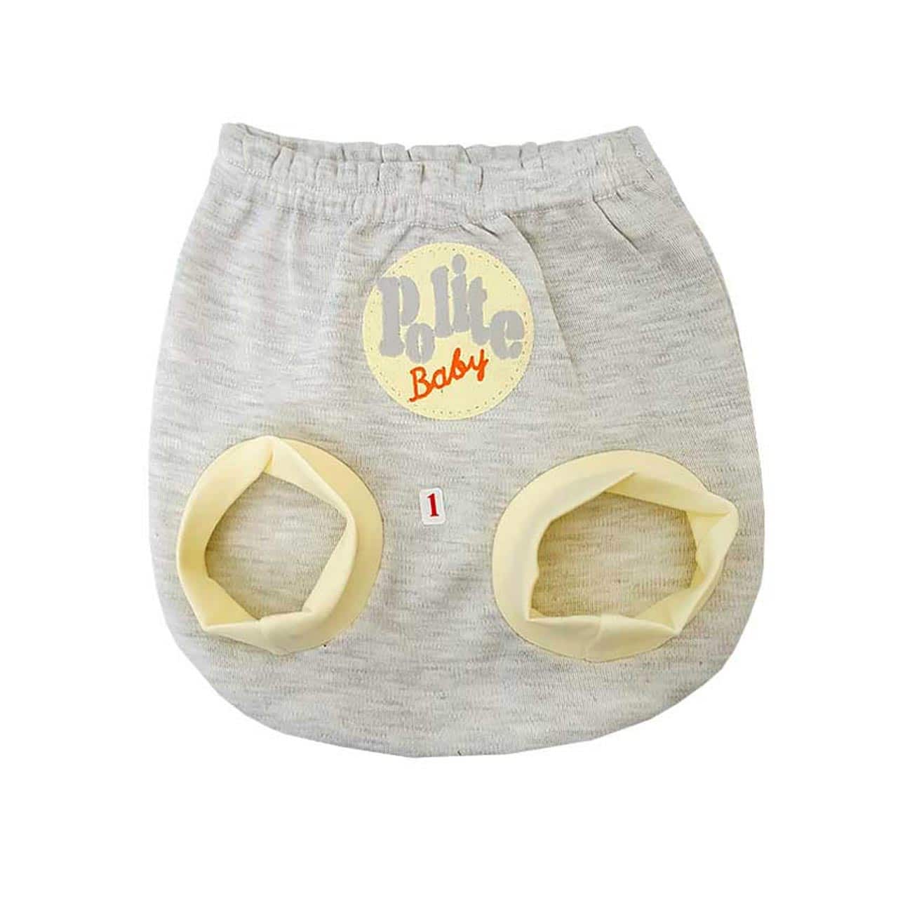 شورت-عینکی-نوزادی-دولو-طرح-لیمویی-ملانژ-davallo شورت عینکی نوزادی دولو