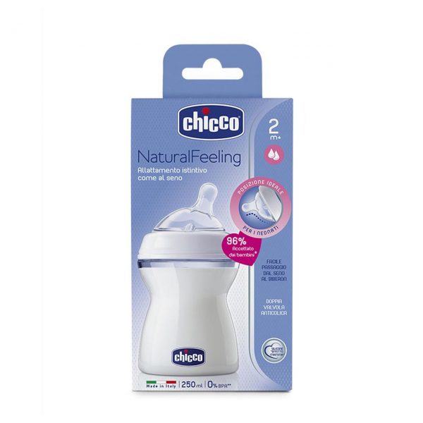 شیشه شیر جریان متوسط Step Up New چیکو 250 میلChicco