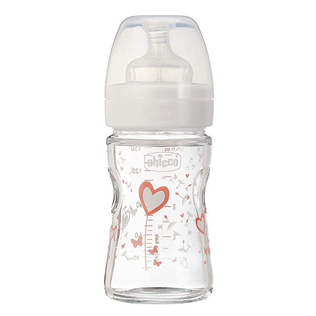 شیشه شیر پیرکس 150 میل Wellbeing دخترانه چیکو Chicco