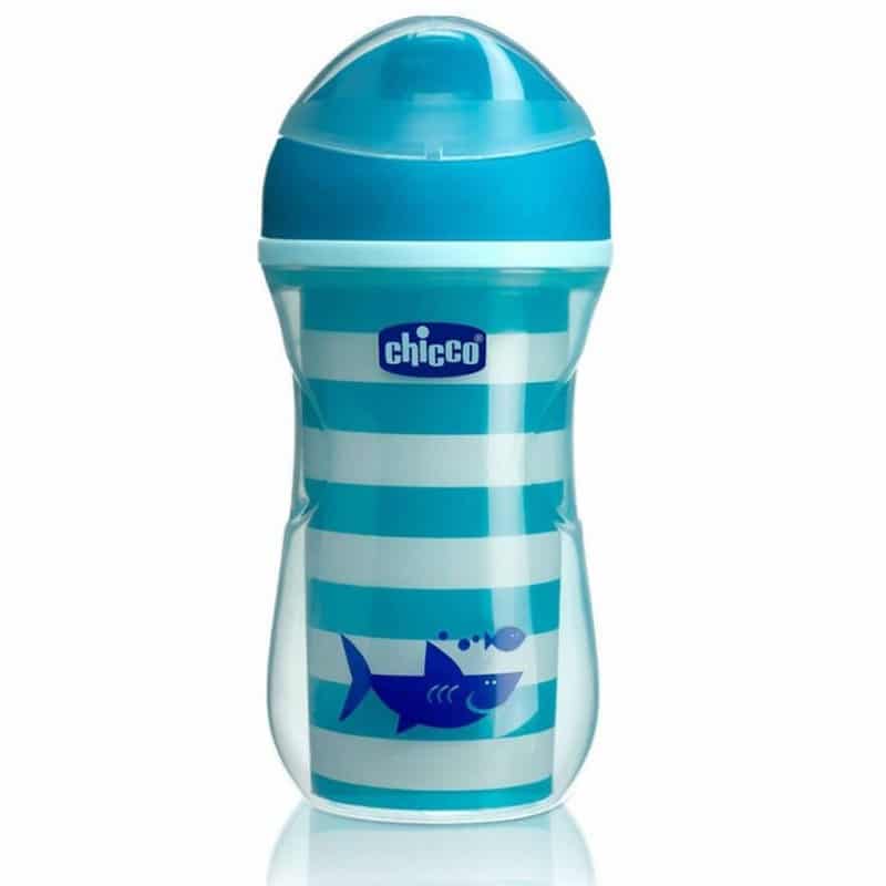 لیوان آبمیوه خوری دوجداره چیکو طرح کوسه