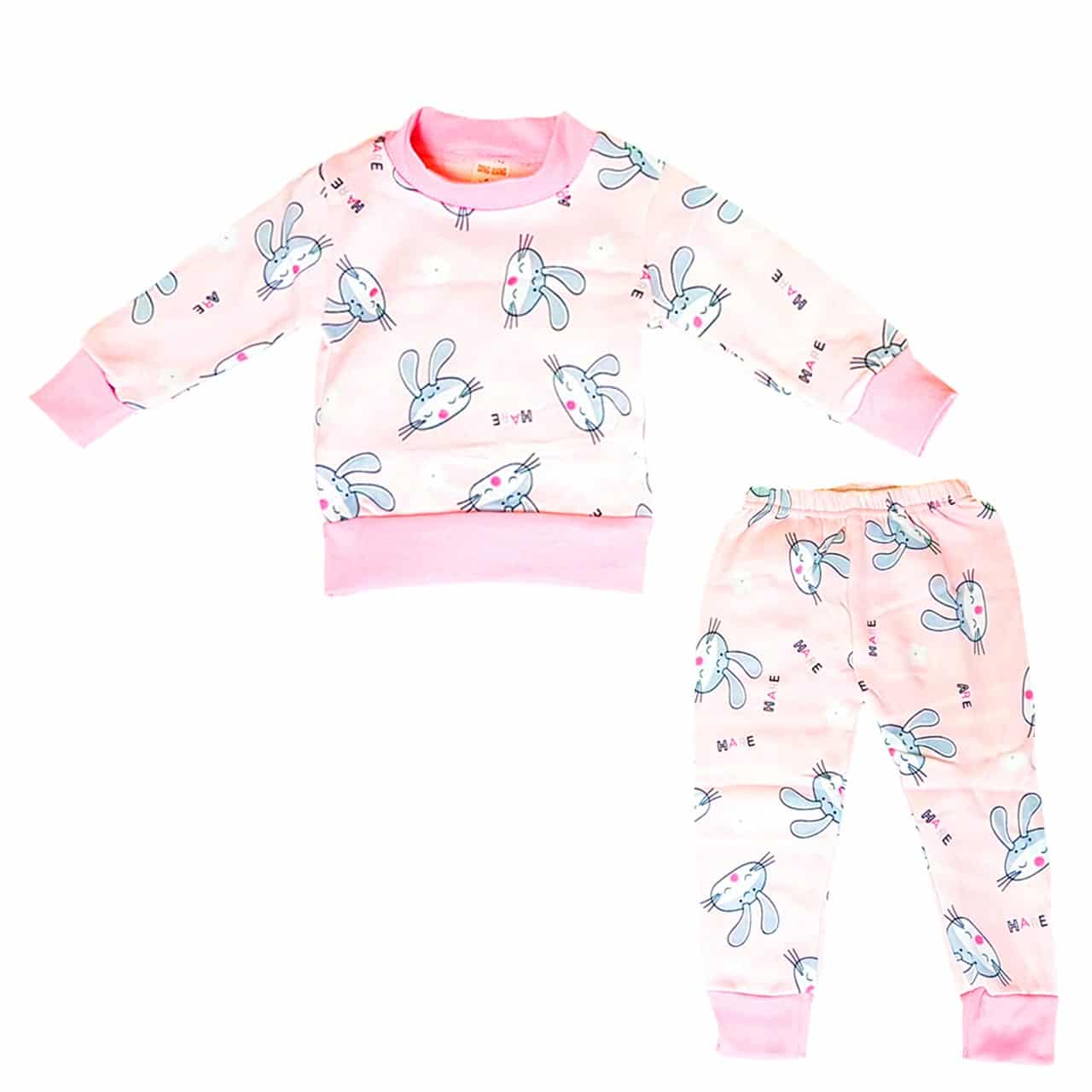 بلوز و شلوار راحتی پاییزه طرح خرگوشی